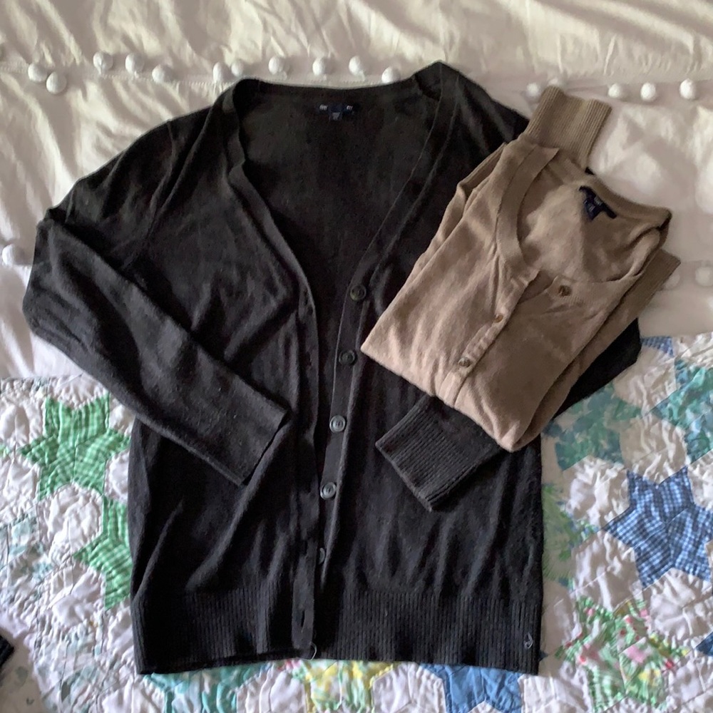 Two Gap cardigans. Pre-loved.
